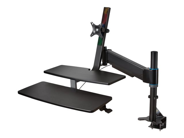 Kensington SmartFit Sit/Stand Workstation - Mounting kit (sit-stand arm, mouse platform, desk clamp pole, keyboard platform) - for LCD display / PC equipment - black - desktop