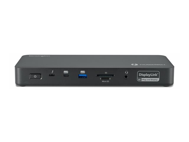 Kensington SD5920T EQ - Docking station - for laptop - USB4 / Thunderbolt 4 - 2 x HDMI, 3 x DP, 2 x Thunderbolt 4 - 1GbE, 2.5GbE - 149.1 Watt - Europe