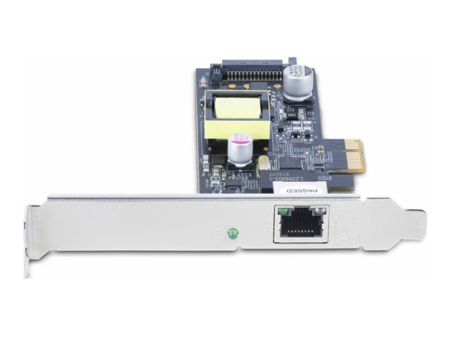 StarTech.com 1-Port 2.5Gbps NBASE-T PoE Network Card, Intel I225-V, 802.3af/at PoE+ Multi-Gigabit NIC, PCI Express Server LAN Card, SATA Powered Desktop Ethernet Interface - Supports Windows, Linux, VMware ESXI (PR12GIP-NETWORK-CARD) - Network adapte