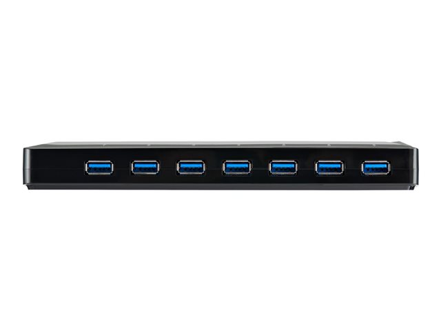 StarTech.com 9 Port USB 3.0 Hub - 7 x USB-A, 2 x USB-A Fast Charge Ports - Multi Port Powered USB Charging Station (ST93007U2C) - USB peripheral sharing switch - 7 x SuperSpeed USB 3.0 - desktop - for P/N: USB312SAT3CB, USB315CB2M, USBLT1MWS, USBLT2MBR, USBLT30CMW, USBLTM1MBK, USBLTM1MWH