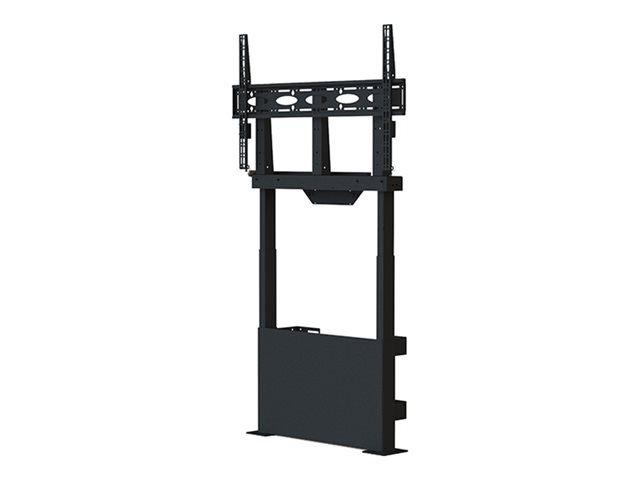 B-TECH PRO Install BT8569 - Mounting kit - motorised - for interactive flat panel / touchscreen - height adjustable - lockable - black - screen size: 55\"-86\" - mounting interface: up to 1000 x 600 mm - floor to wall mountable