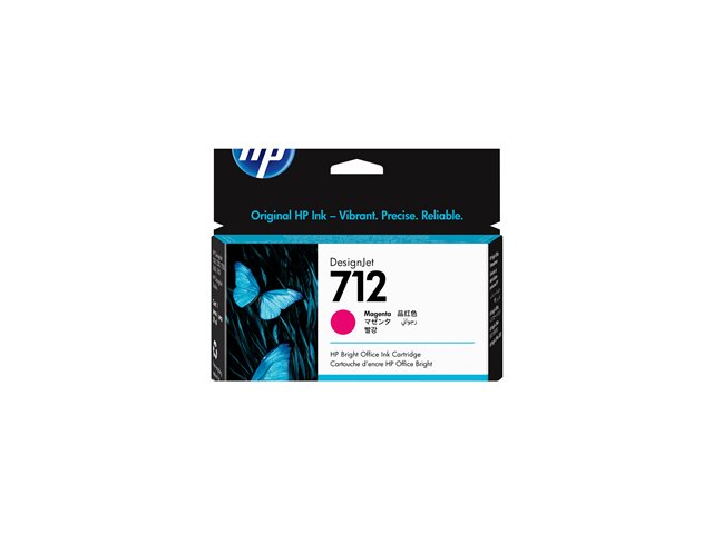 HP 712 - 29 ml - magenta - original - DesignJet - ink cartridge - for DesignJet Studio, T210, T230, T250, T630, T650