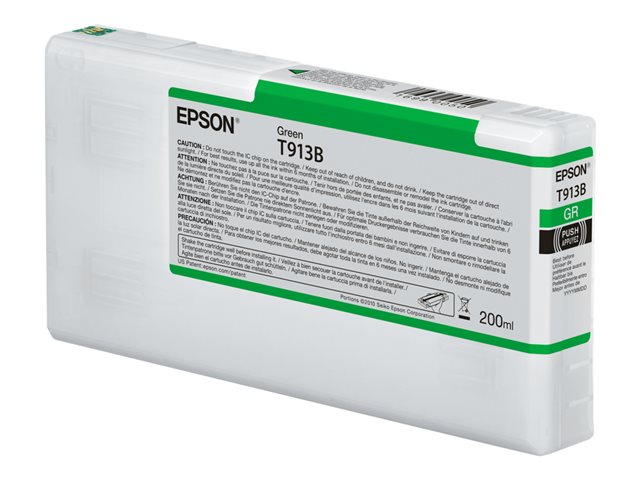 Epson T913B - 200 ml - green - original - ink cartridge - for SureColor P5000, SC-P5000, SC-P5000 STD Spectro, SC-P5000 Violet, SC-P5000 Violet Spectro