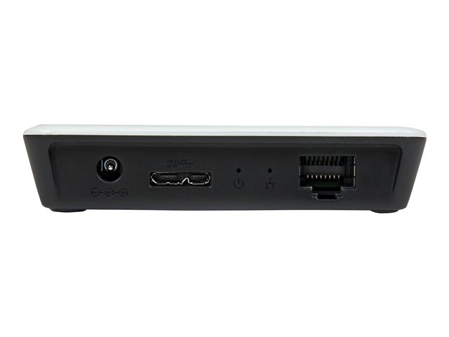 StarTech.com USB 3.0 to Gigabit Ethernet NIC Network Adapter with 3 Port Hub - White - USB 3 Ethernet Adapter - USB Charging Hub (ST3300U3S) - Hub - 3 x SuperSpeed USB 3.0 + 1 x 10/100/1000 - desktop