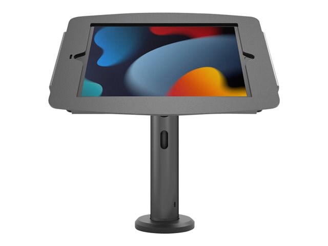 Compulocks iPad Mini 8.3\" Space Enclosure Tilting Stand 8\" - Stand - for tablet - enclosure tilting kiosk - lockable - high-grade aluminium - black - screen size: 8.3\" - floor-standing - for Apple iPad mini (6th generation)
