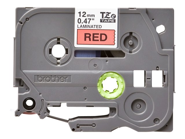 Brother TZe-431 - Black on red - Roll (1.2 cm x 8 m) 1 cassette(s) laminated tape - for Brother PT-P750, P950, P-Touch PT-E310, P-Touch Cube PT-P300, P-Touch Cube Pro PT-P910