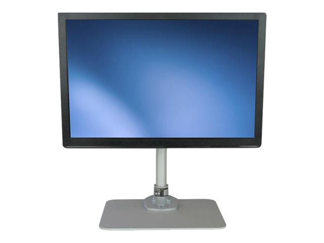 StarTech.com Single Monitor Stand - Adjustable - Supports Monitors 12\" to 34\" - Premium - Single Screen VESA Monitor Mount Stand - Silver (ARMPIVSTND) - Mounting kit (desk stand, feet, wrench, screws, cable clip) - for LCD display - plastic, steel - silver - screen size: 12\"-34\"