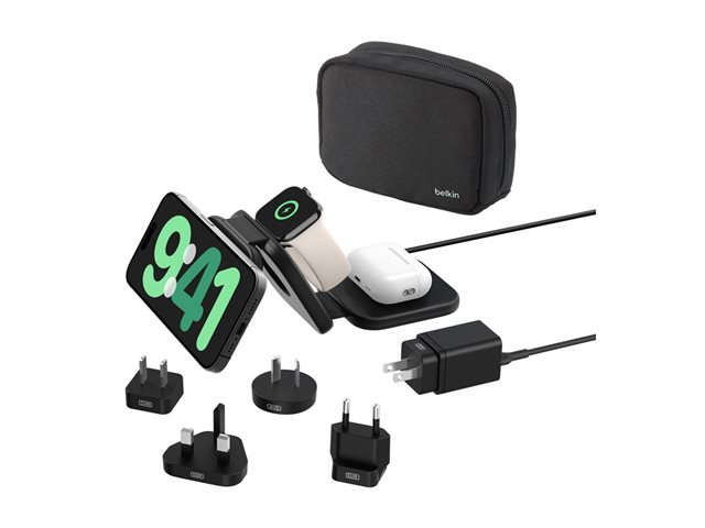 BOOST?CHARGE™ PRO 3in1 Folding Travel Wireless Charging Pad with Qi2 Magnetic 15w with trave