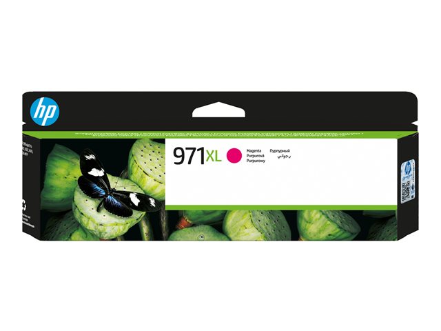 HP 971XL - High Yield - magenta - original - ink cartridge - for Officejet Pro X451dn, X451dw, X476dn MFP, X476dw MFP, X551dw, X576dw MFP