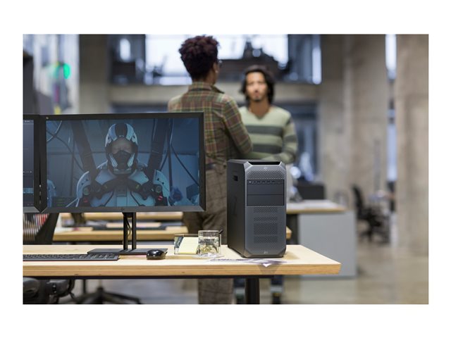 HP Workstation Z4 G4 - MT - 4U - 1 x Xeon W-2123 / 3.6 GHz - vPro - RAM 32 GB - SSD 256 GB, HDD 2 TB - DVD-Writer - no graphics - GigE - Win 10 Pro 64-bit - monitor: none - black