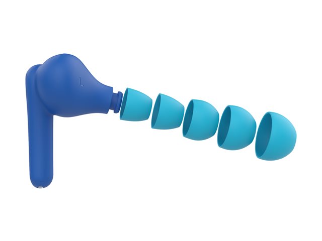 Belkin SoundForm Nano 2 for Kids - True wireless earphones with mic - in-ear - Bluetooth - blue