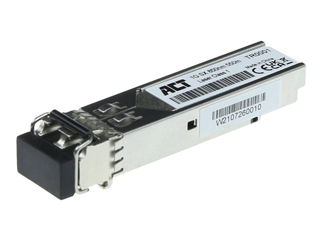 ACT - SFP (mini-GBIC) transceiver module - 1GbE - 1000Base-SX - LC multi-mode - up to 550 m - 850 (TX) nm / 850 (RX) nm