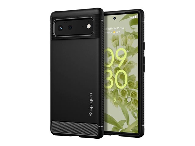 Spigen Pixel6 Rugged.A MttBlack