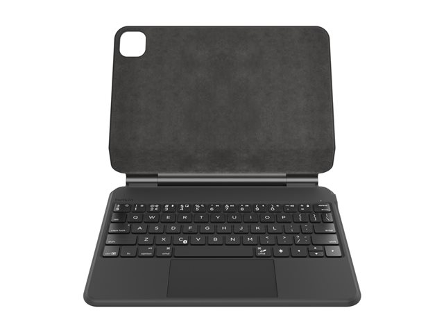 Belkin Connect Pro - Keyboard and folio case (protective case) - with magnetic stand - with trackpad - backlit - wireless - Bluetooth
