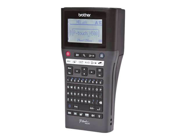 Brother P-Touch PT-H500 - Labelmaker - B/W - thermal transfer - Roll (2.4 cm) - 180 dpi - up to 20 mm/sec - USB 2.0 - cutter - 7 line printing
