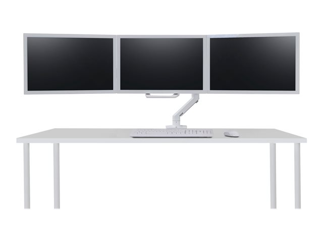 Ergotron HX - Mounting component (handle, 3 pivots, triple hinged bow) - for 3 LCD displays - white - screen size: up to 24\" - arm mountable - for P/N: 45-475-216