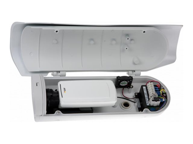 AXIS T92F10 - Camera housing - with blower, heater - 24 V - indoor, outdoor - for AXIS M1135, M1137, P1375 Network Camera, P1377, P1378 Network Camera