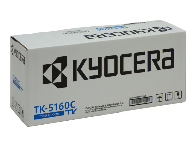 Kyocera TK 5160C - Cyan - original - toner cartridge - for ECOSYS P7040cdn, P7040cdn/KL3