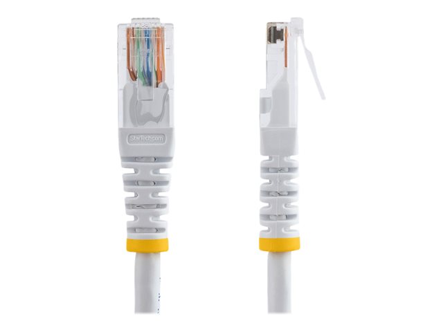 StarTech.com Molded Cat 5e UTP Patch Cable - Patch cable - RJ-45 (M) to RJ-45 (M) - 15 m - UTP - CAT 5e - molded - white