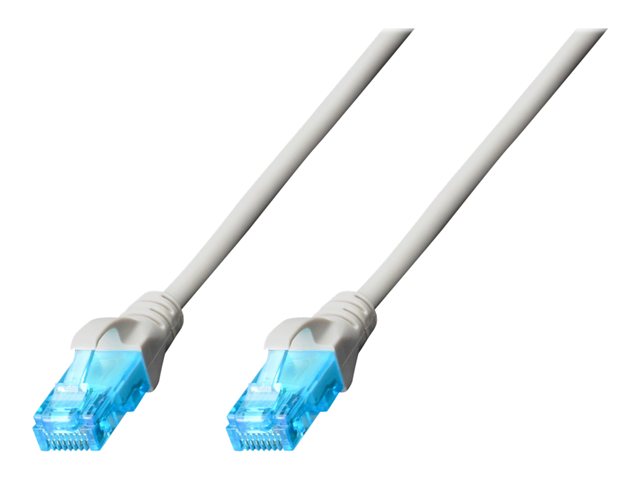 CAT 5E U-UTP PATCH CORD PVC AWG 26/7 LENGTH 0.25 M GREY