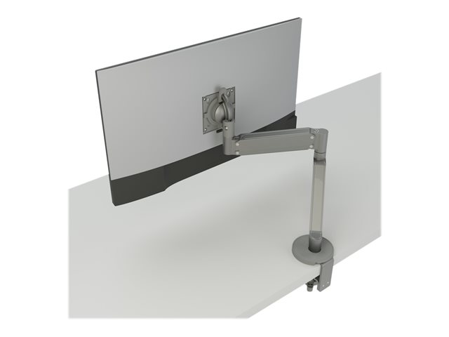 Chief Koncis Single Arm Desk Mount - For Displays 10-32\" - Silver - Mounting kit (arm assembly, arm desk clamp base) - for LCD display - silver - screen size: up to 32\" - clamp mountable, grommet, desk-mountable
