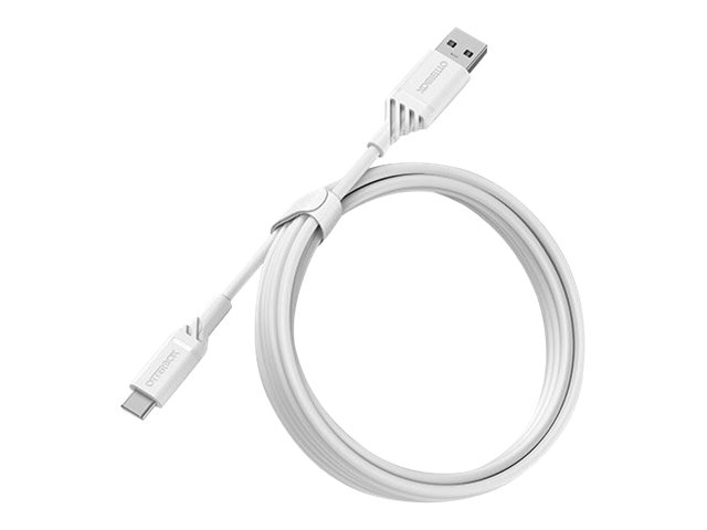 OtterBox Standard - USB cable - 24 pin USB-C (M) to USB (M) - 2 m - cloud dream white