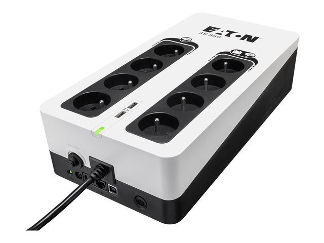 Eaton 3S 850 - UPS - AC 220-240 V - 510 Watt - 850 VA - 1-phase - USB - output connectors: 8