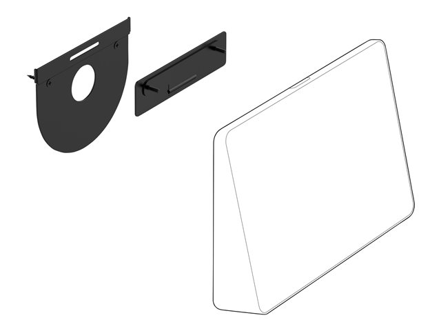 Logitech Tap Wall Mount - Video conferencing controller mounting kit - for Room Solution Base Bundle, Huddle, Large, Tap