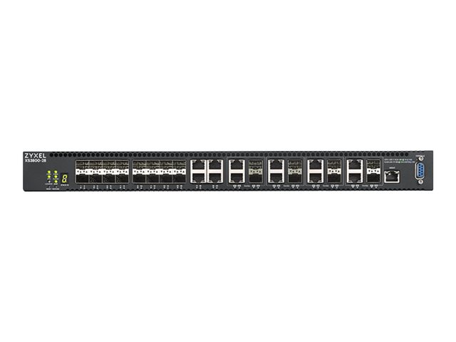 Zyxel XS3800-28 - Switch - L2+ - Managed - 4 x 10GBase-T + 16 x 10 Gigabit SFP+ + 8 x combo 10 Gigabit SFP+ - rack-mountable