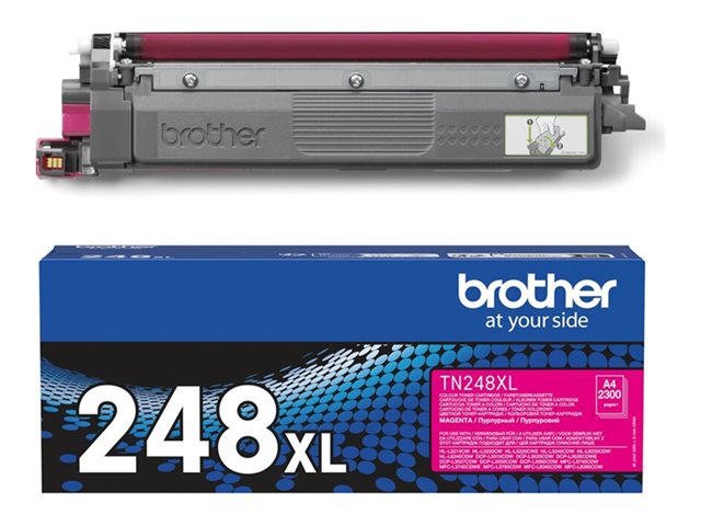 Brother TN248XLM - High Yield - magenta - original - box - toner cartridge - for Brother DCP-L3520, DCP-L3560, HL-L3220, HL-L3240, HL-L8240, MFC-L3760, MFC-L8390