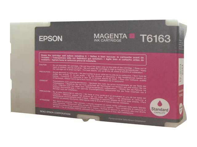 Epson T6163 - 53 ml - magenta - original - ink cartridge - for B 300, 310N, 500DN, 510DN
