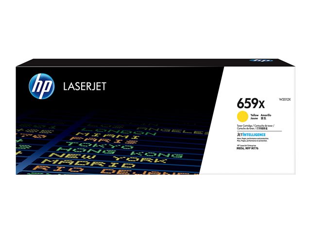HP 659X - Yellow - original - LaserJet - toner cartridge (W2012X) - for Color LaserJet Enterprise M856, MFP M776, LaserJet Enterprise Flow MFP M776