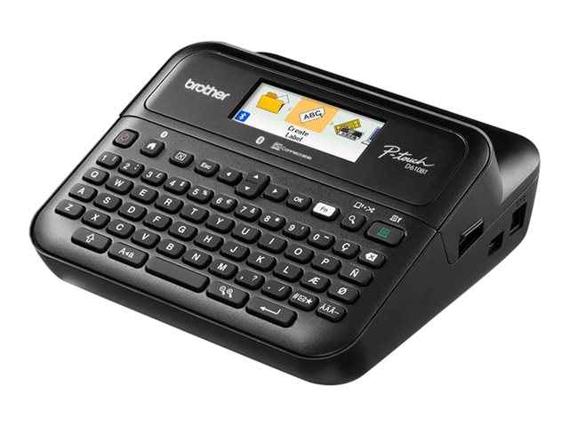 Brother P-Touch PT-D610BTVP - Labelmaker - B/W - thermal transfer - 24 mm width - 180 x 360 dpi - up to 30 mm/sec - USB, Bluetooth - cutter - mirror print, vertical print - black