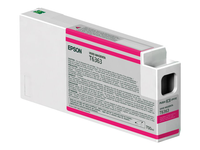 Epson UltraChrome HDR - 700 ml - vivid magenta - original - ink cartridge - for Stylus Pro 7700, Pro 7890, Pro 7900, Pro 9700, Pro 9890, Pro 9900, Pro WT7900