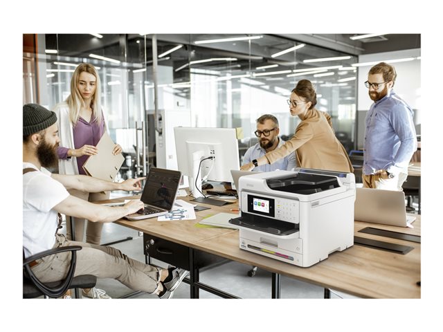 Epson WorkForce Pro WF-C5890DWF - Multifunction printer - colour - ink-jet - A4/Legal (media) - up to 25 ppm (printing) - 330 sheets - 33.6 Kbps - Wi-Fi(n), USB 2.0, Gigabit LAN, USB 2.0 host, NFC