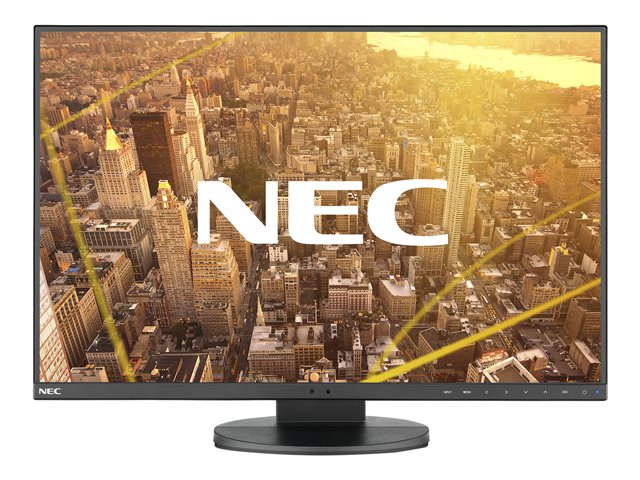 NEC MultiSync EA241WU - LED monitor - 24\" - 1920 x 1200 @ 60 Hz - IPS - 300 cd/m² - 1000:1 - 5 ms - HDMI, DVI-D, VGA, DisplayPort - speakers - black