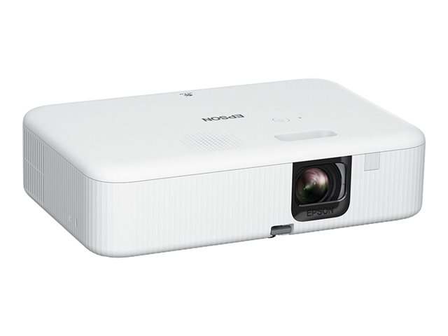 Epson CO-FH02 - 3LCD projector - portable - 3000 lumens (white) - 3000 lumens (colour) - Full HD (1920 x 1080) - 16:9 - 1080p - black / white - Android TV