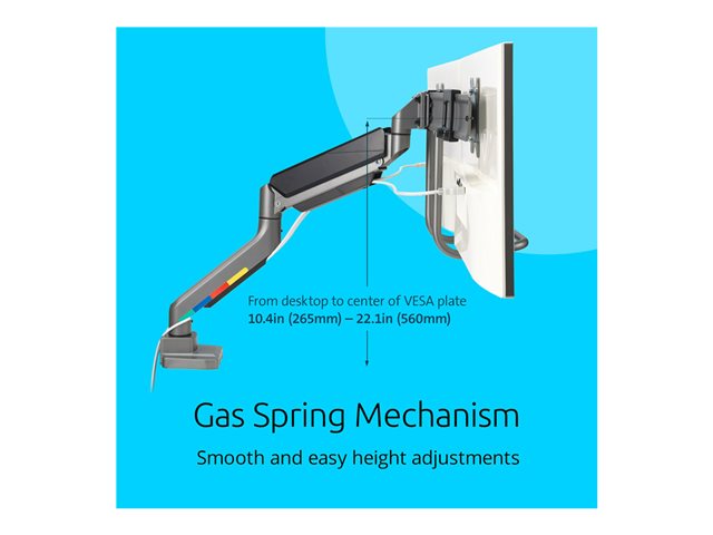 SmartFit Dual Gas Arm with Crossbar andHandle - up to 2x 32i each