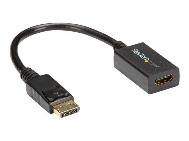 StarTech.com DisplayPort to HDMI Adapter - 1920x1200 - HDMI Video Converter - Latching DP Connector - Monitor to HDMI Adapter (DP2HDMI2) - Adapter - DisplayPort male to HDMI female - 26.5 cm - for P/N: DK30CH2DEP, DK30CH2DEPUE, DK30CHDDPPD, DK30CHDPPDUE, MST14DP123DP, SV231QDPU34K