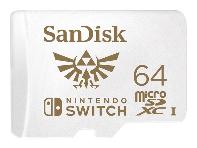 SanDisk Nintendo Switch - Flash memory card - 64 GB - UHS-I U3 - microSDXC UHS-I - for Nintendo Switch
