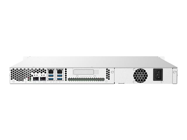QNAP TS-432PXU - NAS server - 4 bays - rack-mountable - SATA 6Gb/s - RAID RAID 0, 1, 5, 6, 10, JBOD - RAM 2 GB - 2.5 Gigabit Ethernet / 10 Gigabit Ethernet - iSCSI support - 1U