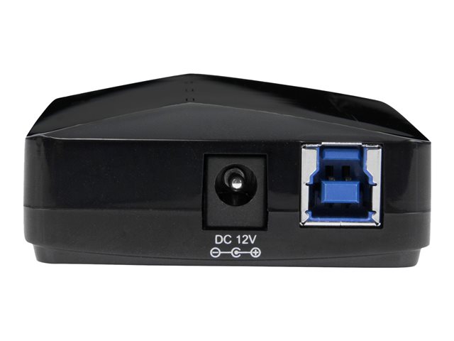 StarTech.com 4-Port USB 3.0 Hub plus Dedicated Charging Port - 1 x 2.4A Port - Desktop USB Hub and Fast-Charging Station (ST53004U1C) - USB peripheral sharing switch - 4 x SuperSpeed USB 3.0 - desktop - for P/N: SDMSDRWU3AC, USB312SAT3CB, USB315CB2M, USBLT1MWS, USBLT2MBR, USBLTM1MBK, USBLTM1MWH