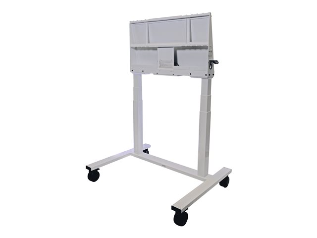 Smart - Cart - for interactive flat panel - steel - white - screen size: up to 86\" - floor-standing