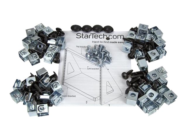 StarTech.com 16U Open Frame Network Rack - 19\" 2 Post Free Standing Desktop Rack for Computer, AV, Media, IT Equipment for Server Room (2POSTRACK16) - Rack open frame - 2-post - 16U - 19\"