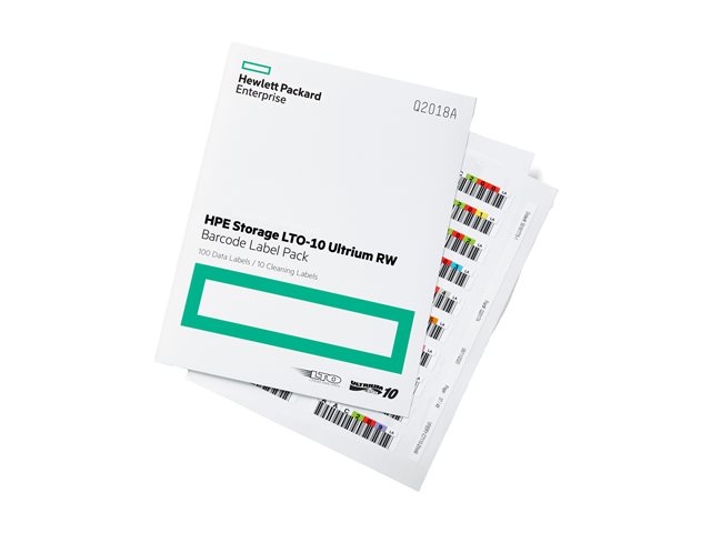 HPE Storage LTO-10 Ultrium RW Bar Code Label Pack - Bar code labels