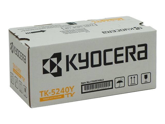 Kyocera TK 5240Y - Yellow - original - toner cartridge - for ECOSYS M5526, P5026