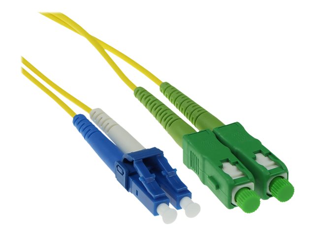 SC/APC8 u003c-u003e LC/PC DUP  1.50M. 1 stk