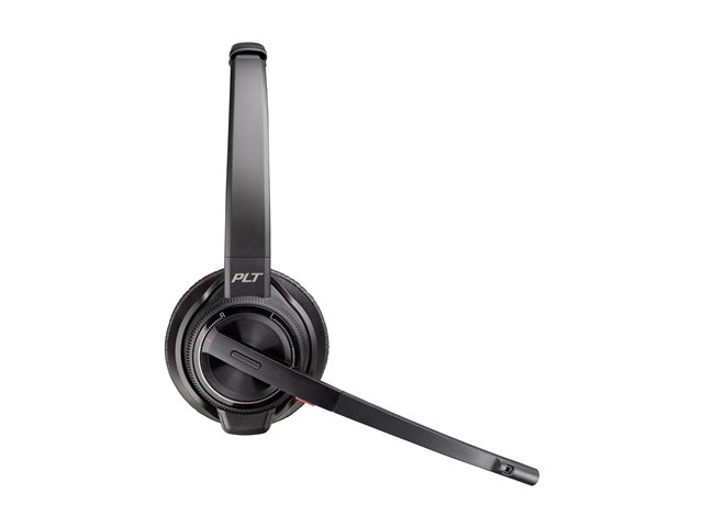 Poly Savi 8220-M Office Stereo DECT 1880-1900 MHz Headset EMEA - INTL English - Euro plug - Replaces Poly SKU 207326-02