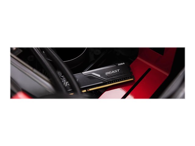 Kingston FURY Beast - DDR4 - module - 16 GB - DIMM 288-pin - 3200 MHz / PC4-25600 - CL16 - 1.35 V - unbuffered - non-ECC - black