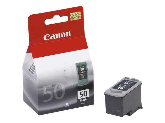 Canon PG-50 - Black - original - ink tank - for FAX JX200, JX210, JX500, JX510, FAXPHONE JX510, PIXMA MP160, MP180, MP460, MX300, MX310